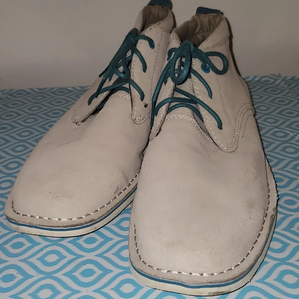 Skechers Mens Suede Leather Shoe Boots‎ size 11 tan